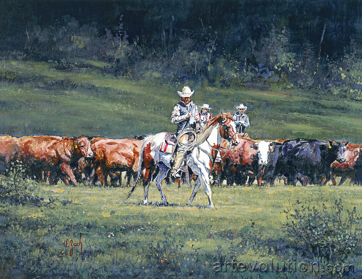 Branding at the "D" Ranch