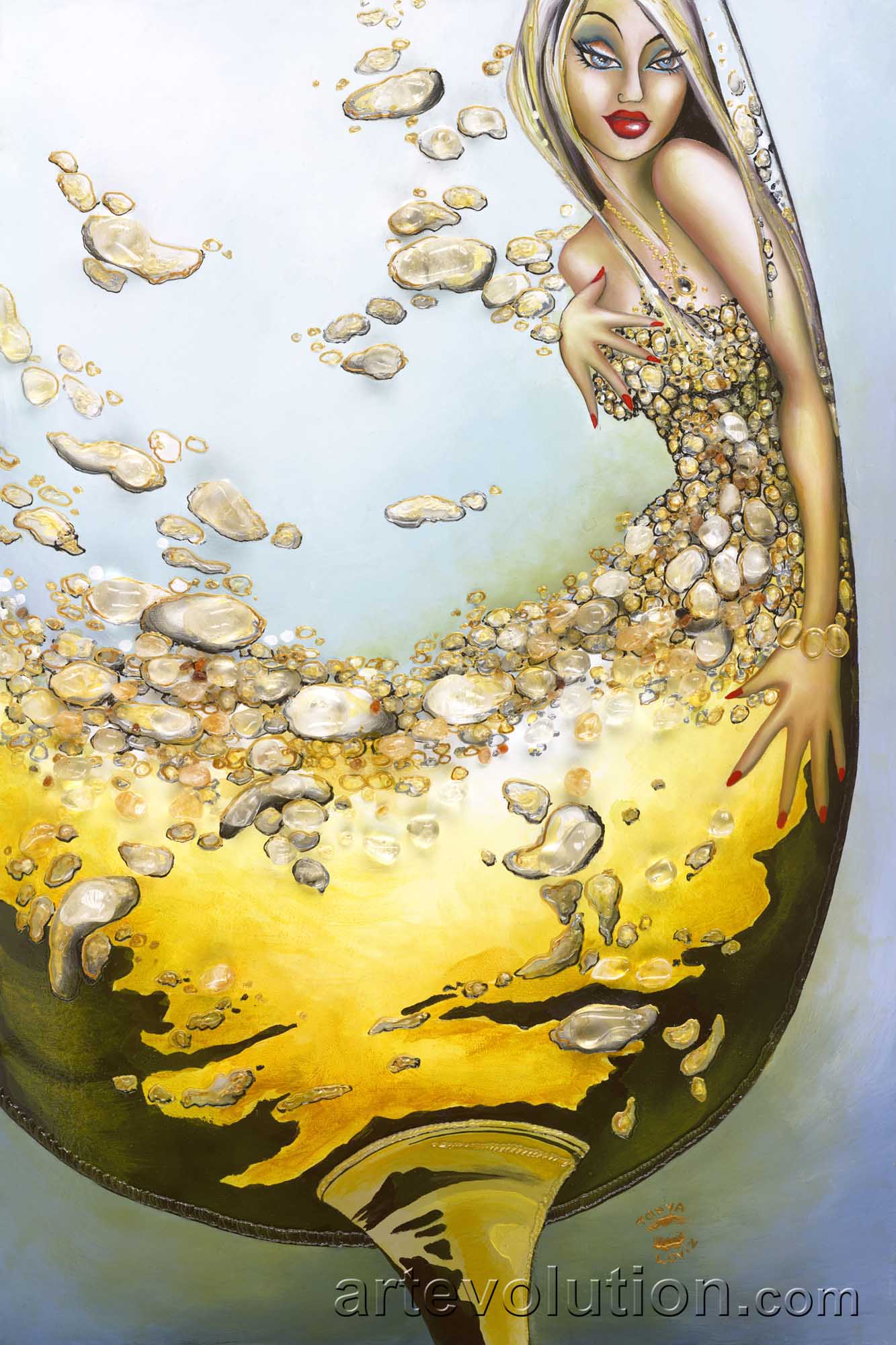 Crystal Liquid Gold