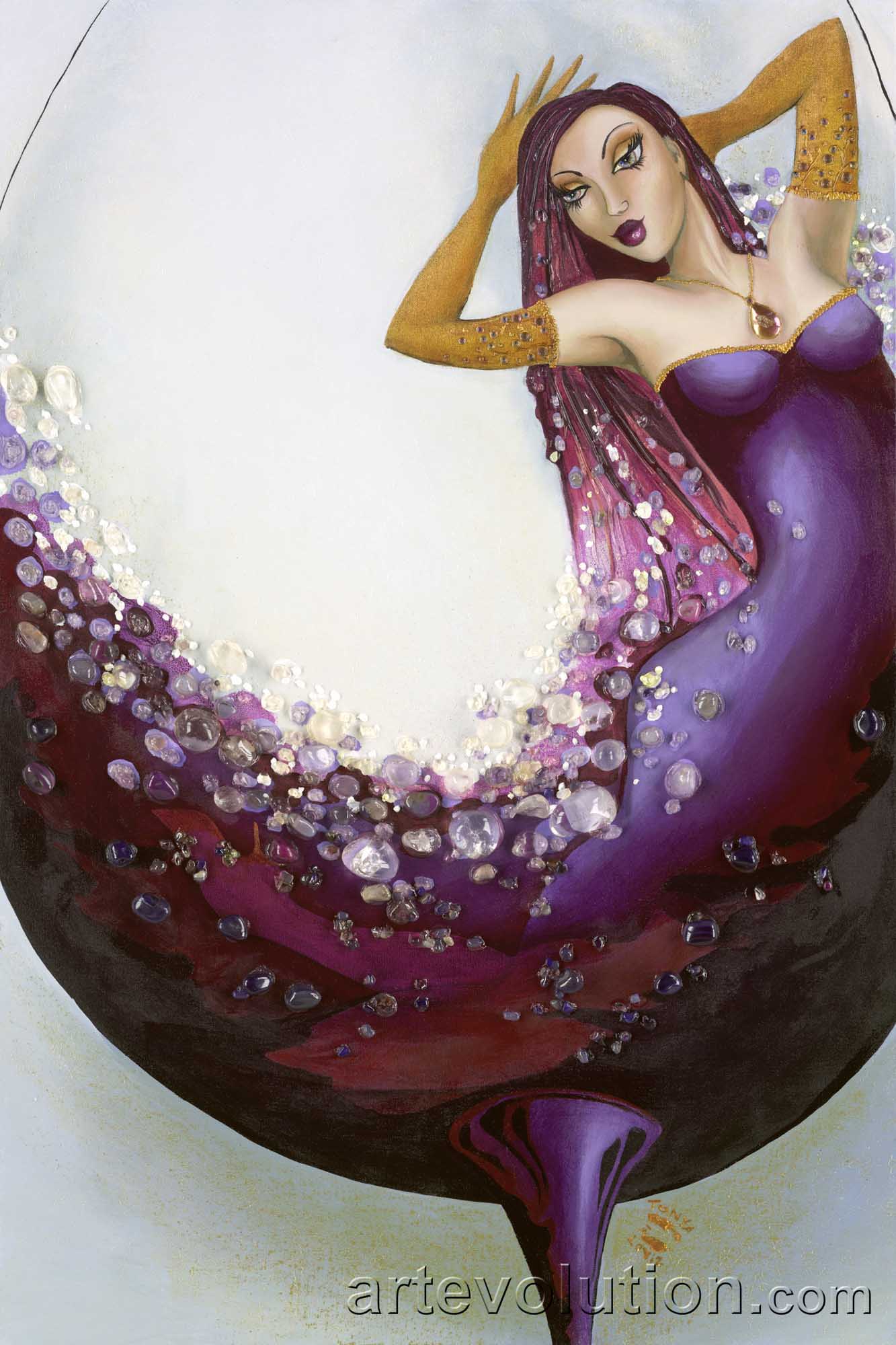 Crystal Liquid Violets
