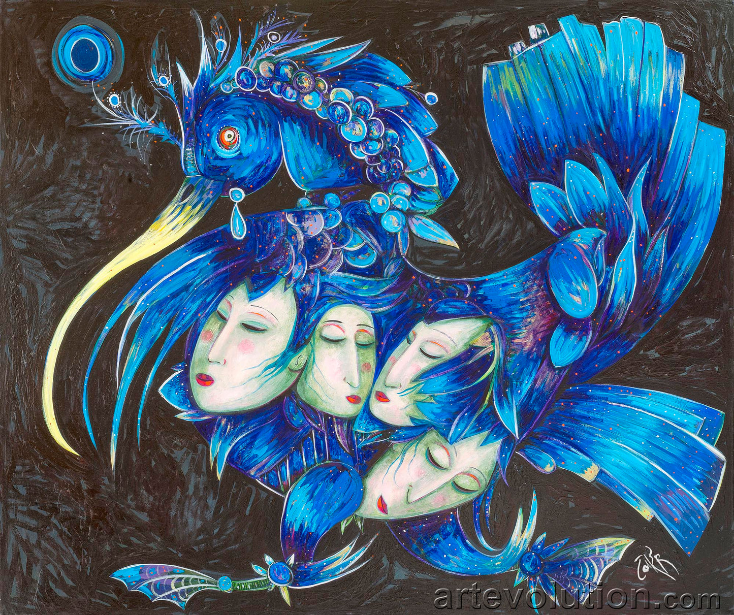 Four Sleeping Souls in the Breast of Peace