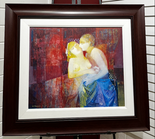First Kiss - Framed
