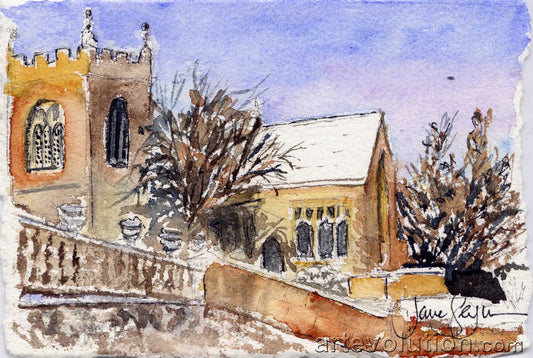 St. Catherine's Court Church in Winter