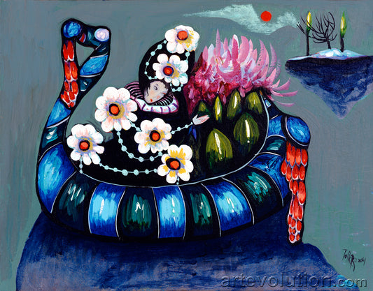 The Artichoke Seller Adrift