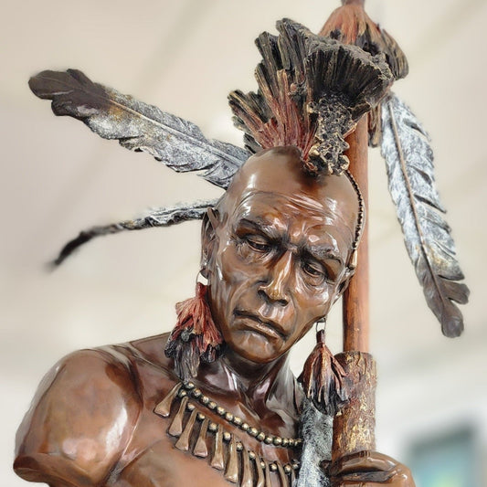 Vilem Zach Sculpture for sale - Hiawatha