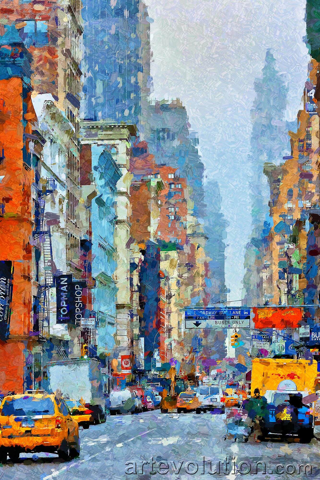 Big Apple Streetscape I