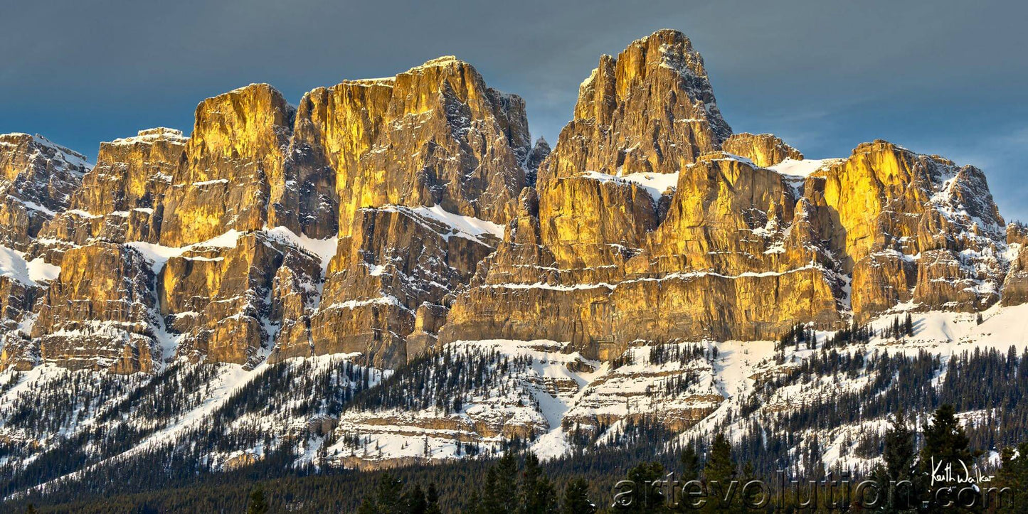 Castle Mountain Sunset I