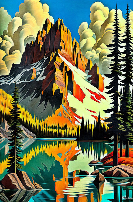 Iconic Mountains of the Rockies - Cathedral Mountain