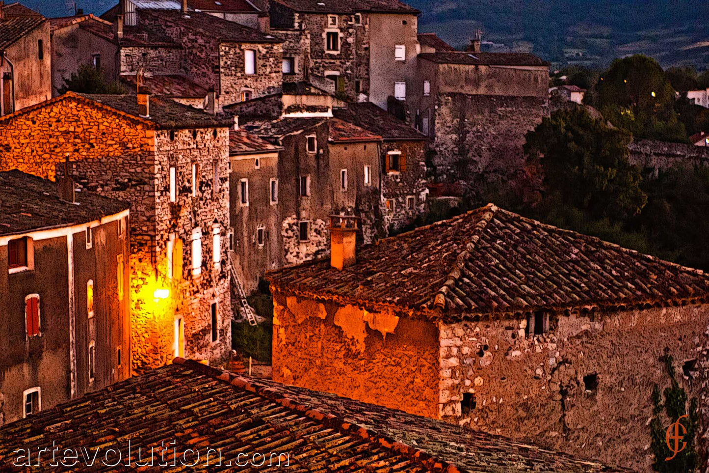 Chomerac Village