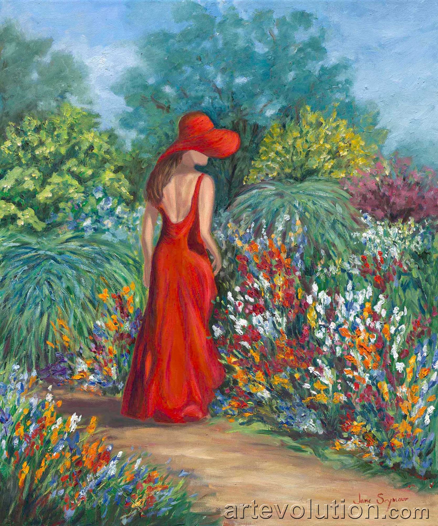 Lady in the Garden