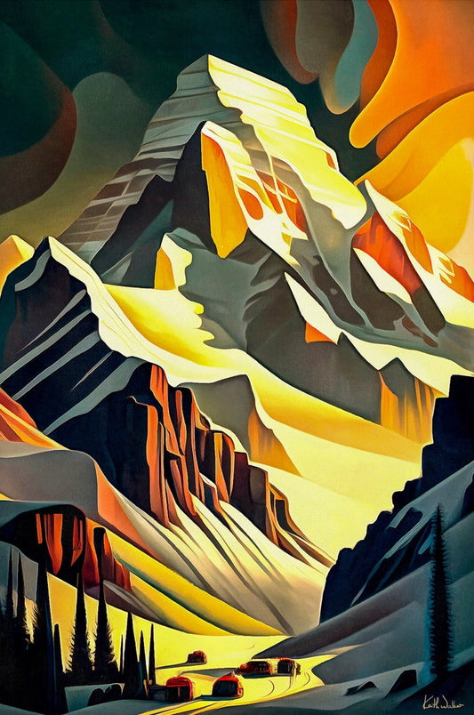 Iconic Mountains of the Rockies - Mount Temple