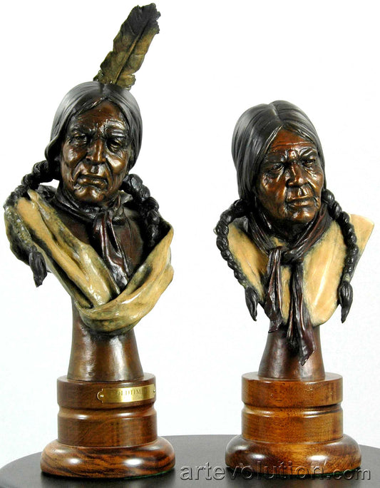 Native Woman & Old Timer