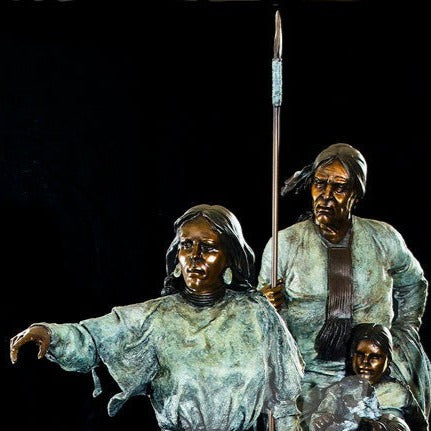 Vilem Zach Sculpture for sale - Land of the Long Knives (large)