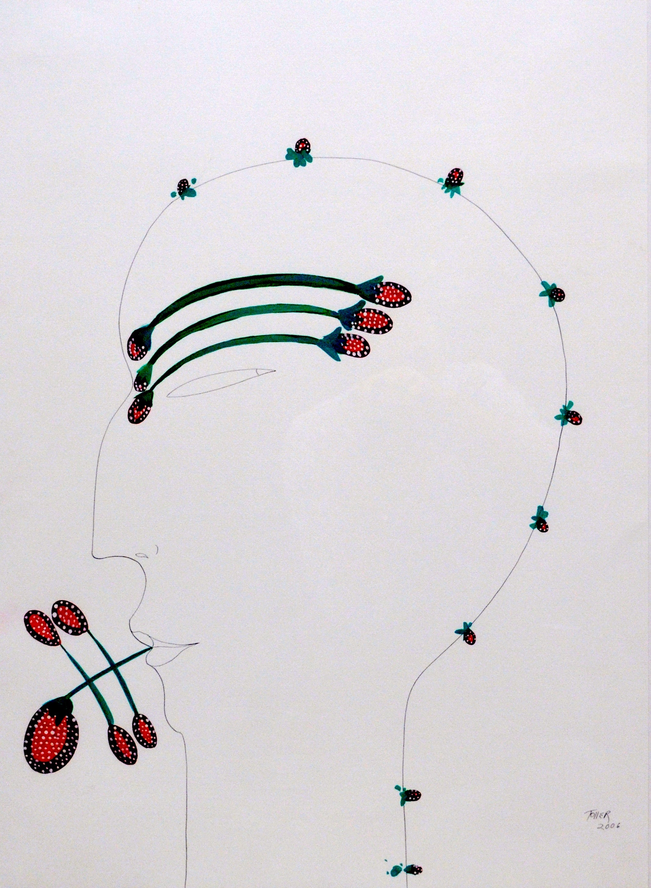 Line Drawing 18 by Toller Cranston