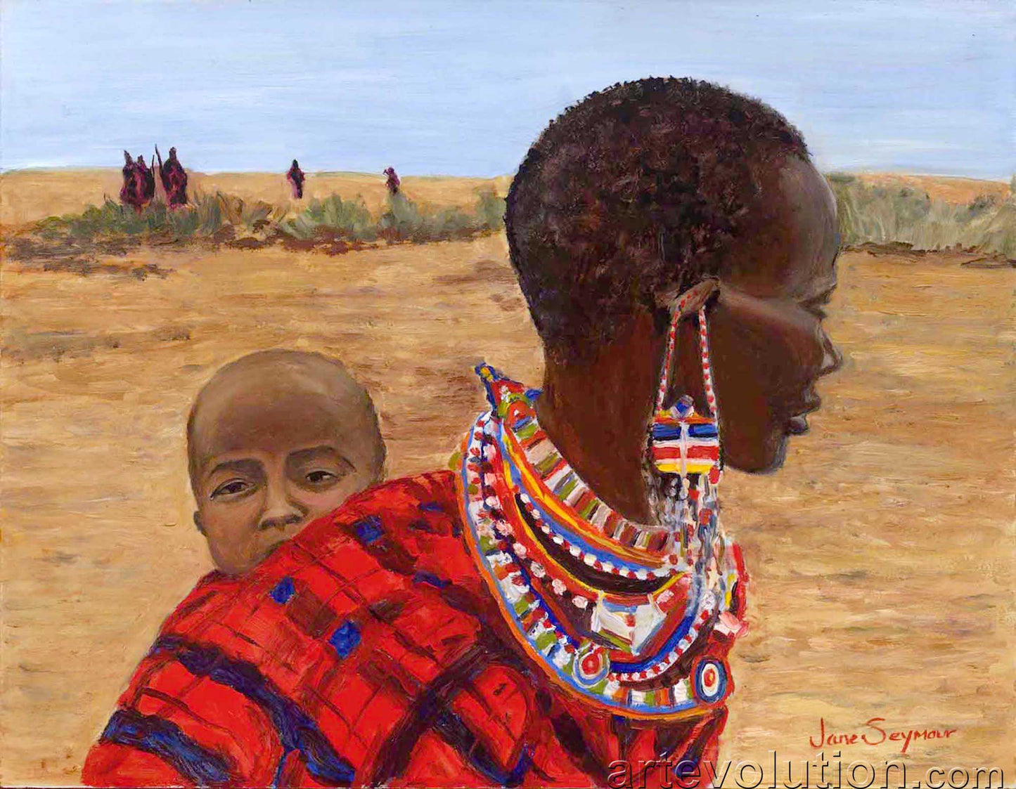 Masai Mother and Child