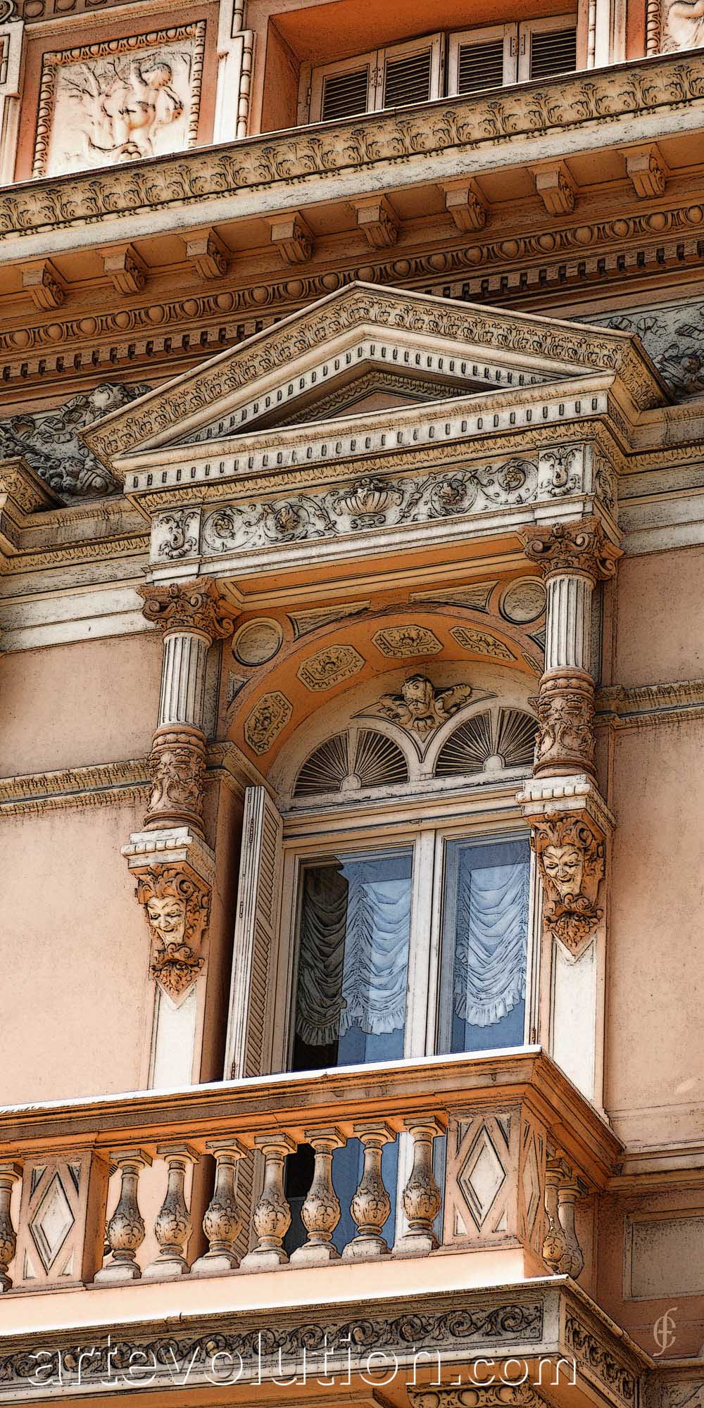 Monte Carlo Balcony by Christopher Francis